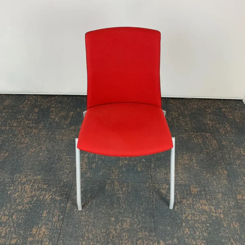 Red Stacking Meeting Chair
