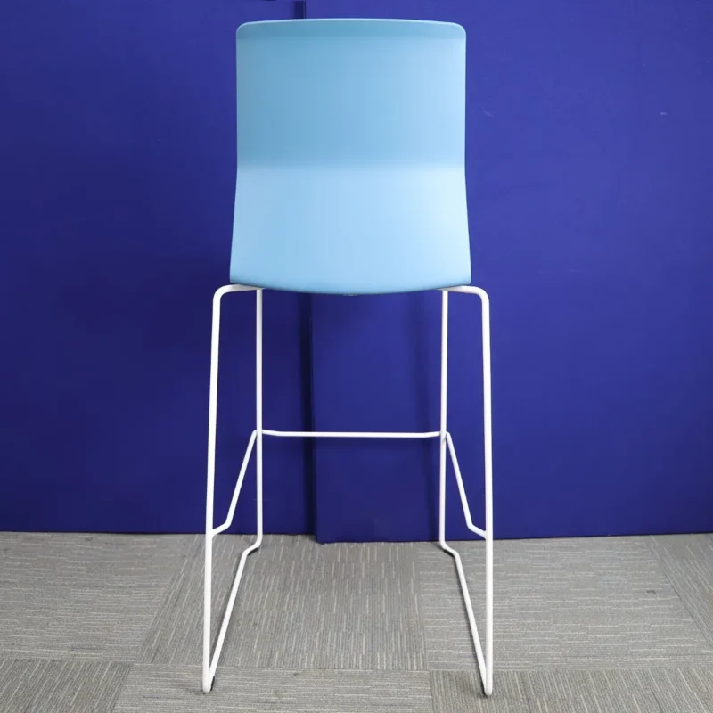Kinnarps Leia Blue Stacking Stool with Melamine Seat
