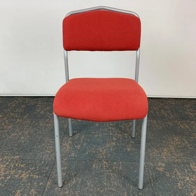 Red Stacking Meeting Chair