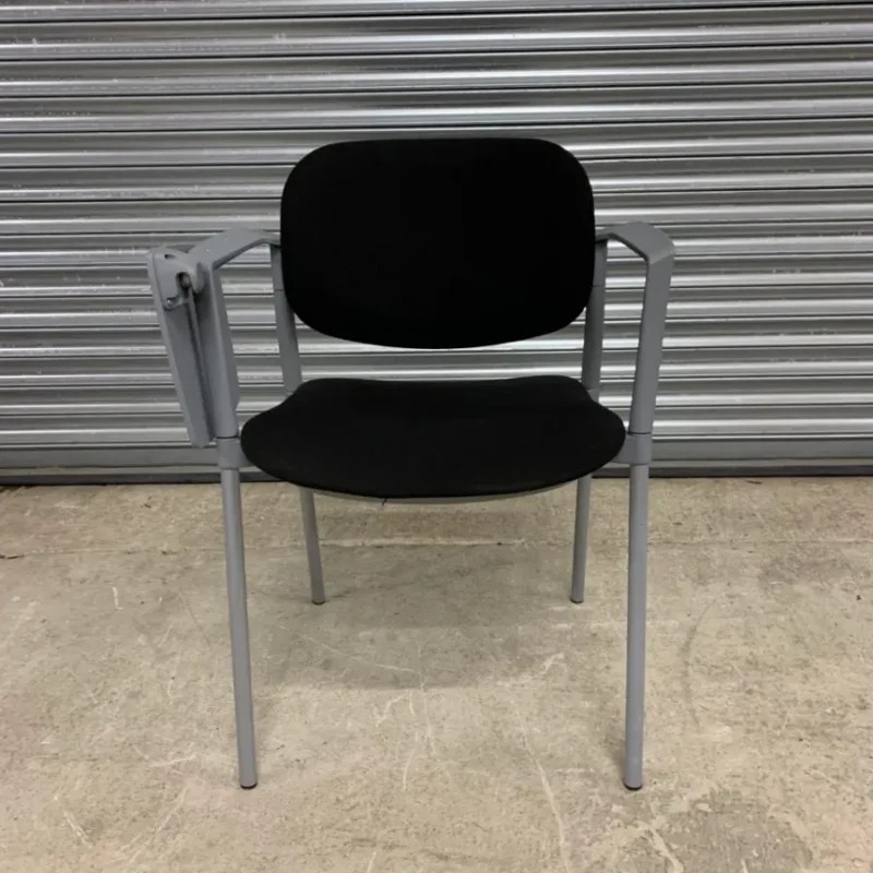 Black Tablet Writing Chair