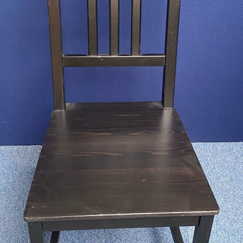 Black Wood Dining Chair Wooden Frame